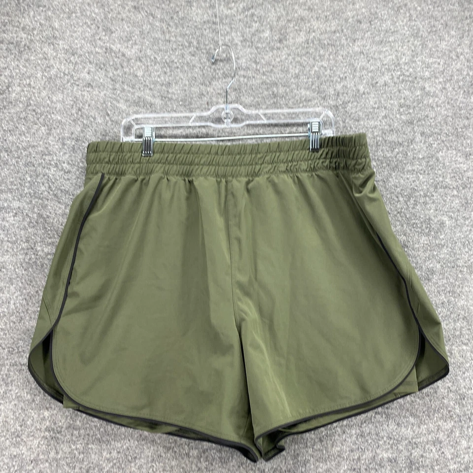 Avia шорты женщин 2XL зеленый высоты Chino плоский спереди тянуть на эластичный пояс - Изображение 3 из 4