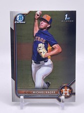 Michael Knorr 2022 1st Bowman Draft Chrome #BDC-120 Houston Astros