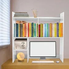  Desktop Shelf, Desktop Bookshelf, Desktop Display Rack   