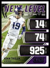 2021 Score Next Level Stats Purple Adam Thielen Minnesota Vikings #NL13