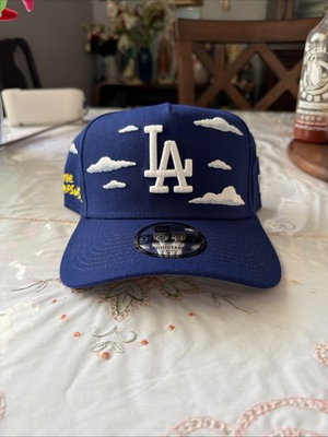 #ad #ad Los Angeles Dodgers New Era MLB The Simpsons Blue A Frame Snapback Hat $80.00