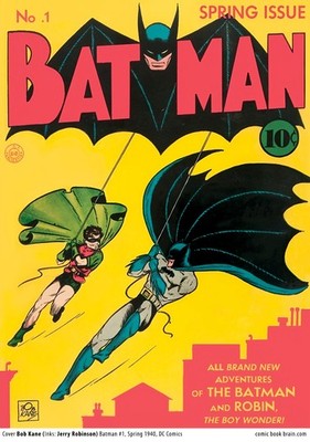 Batman Vintage Comic Book Poster Premium Photo Print Art 4 Sizes REPRINT #2