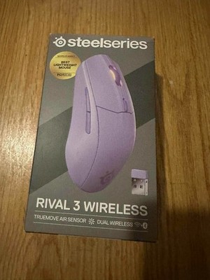 SteelSeries Rival 3 Wireless Gaming Mouse - Lavender