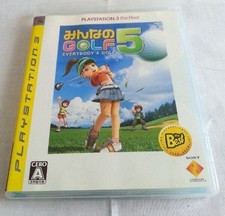 PS3 Minna no Golf 5 PLAYSTATION3 the Best Japanese ver. Tested Work Used