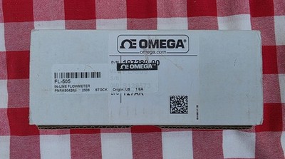 Omega FL-505 In-Line Flow Meter NEW IN BOX
