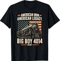 Big Boy 4014 Steam Locomotive Vintage American Railroad T-Shirt