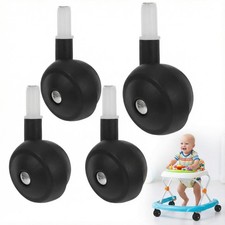 4PCS Baby Walker Replacement Wheels for Baby, Quiet Walker Wheels Stroller Caste