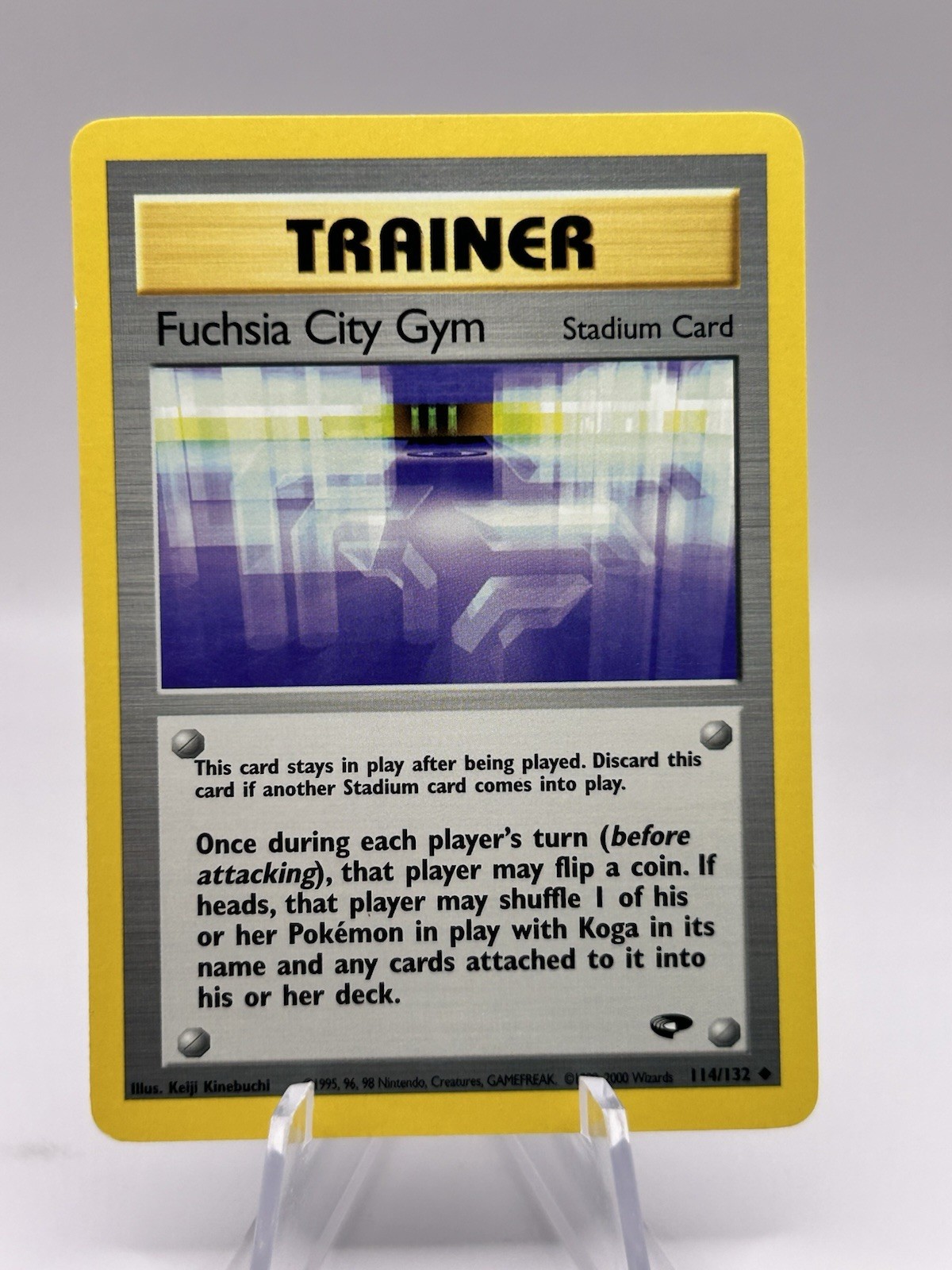 Fuchsia City Gym 114/132 Gym Challenge Pokemon NM