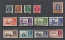 Jind State India 1937 SG109/121 Mint Hinged CV £109.75