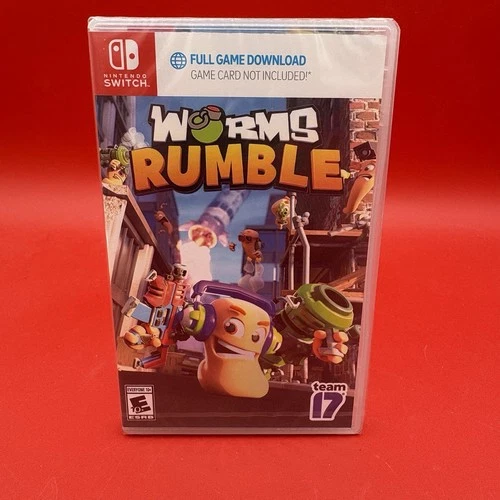 New & Factory Sealed | Worms Rumble Nintendo Switch Full Game | Code-In-Box