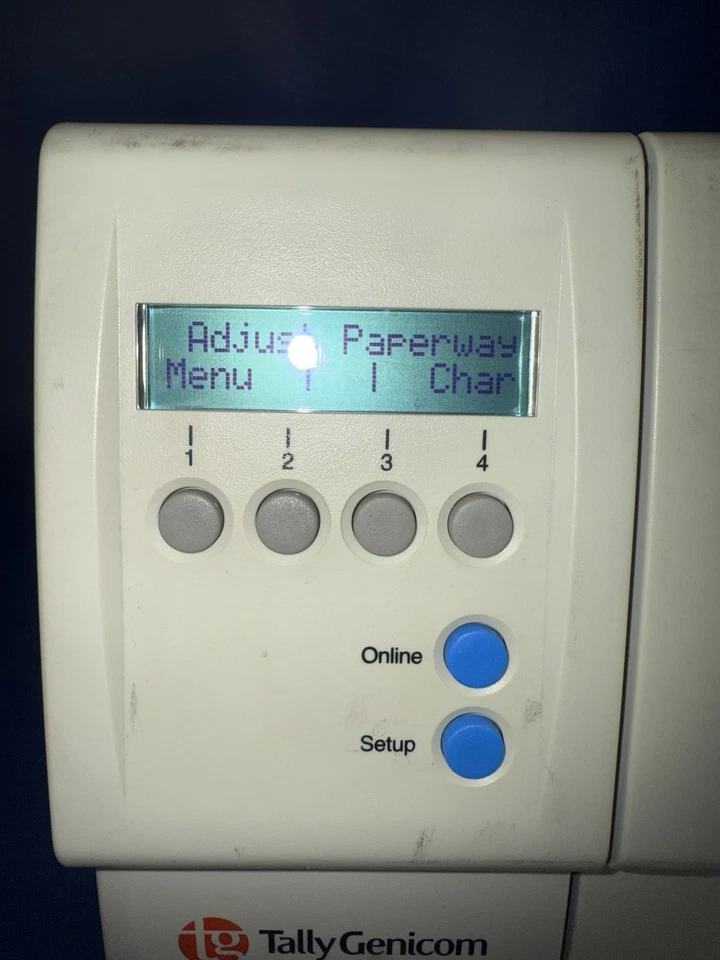 Tally Genicom 2250 Matrix Printer Serial Printer - Partially Tested - Read Below - Image 2 of 4