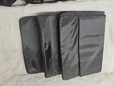 3 Black NWOT 14" Padded Laptop Sleeve Case Bag 14" x 11"