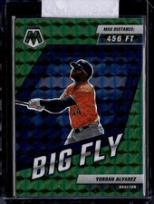 2022 Panini Mosaic #BF-6 Yordan Alvarez Big Fly Green Mosaic