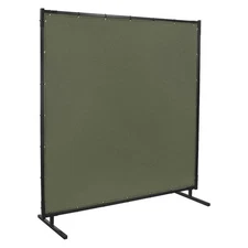 STEINER 501HD-6X6 Welding Screen, 6 ft H, 6 ft W, Green 5KNK9