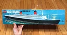 SS FRANCE Luxury Cruise Ship 1/600 MODEL KIT AIRFIX VINTAGE