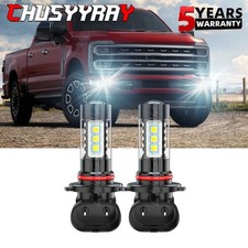 For Ford F150 F250 F350 Super Duty 9005 2×LED Fog Lights Bulbs 100W 6000K White