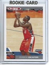 Emeka Okafor 2004-05 Topps Total Basketball Rookie Card #345-Charlotte Bobcats. rookie card picture