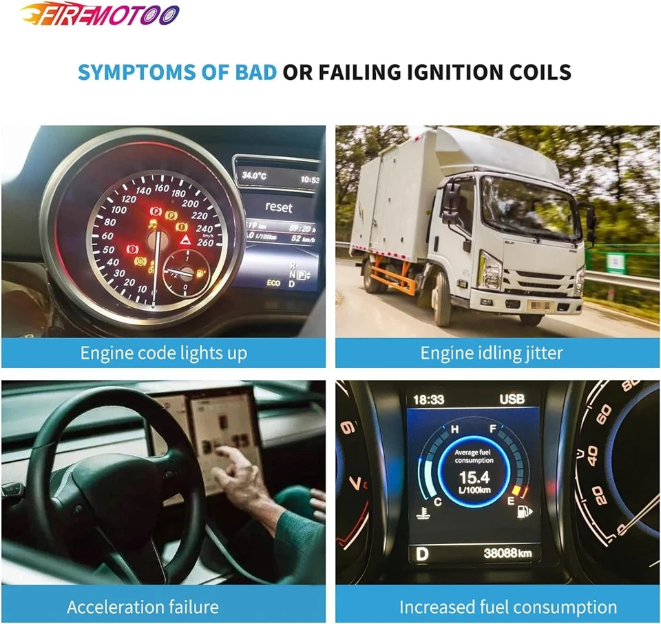 Pack de 6 bobinas de encendido 022150447 Foto 3 de 4