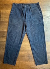 Engineered Garments Indigo Fatigue Pants L (3...