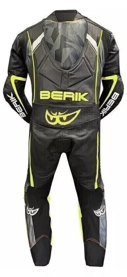 BERIK MENS MOTORCYCLE BIKER 1 PCS MOTORBIKE RACING COWHIDE LEATHER SUIT - Image 4 of 4