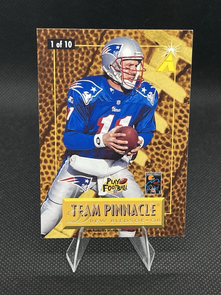 🔥1996 Pinnacle Team Pinnacle Troy Aikman/Drew Bledsoe #1 ¡FENOMENAL Y DORADO! Foto 2 de 2