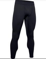 Under Armour 1343247 Mens Black UA ColdGear Base 2.0 Baselayer Leggings, Sz 2XL