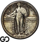 1919-D Standing Liberty Quarter, Hard To Find Key Date, Choice VF++
