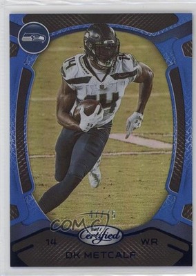 2021 Certified Mirror Blue 47/75 DK Metcalf #98 3hd