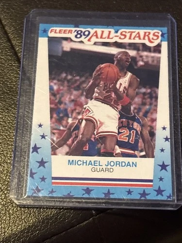 1989 Fleer All Star Stickers Michael Jordan #3