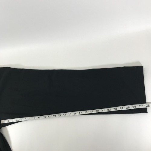 L.L. Bean Perfect Fit Pants Women's Medium Petite Slim Leg Black Stretch Jersey - Picture 6 of 9