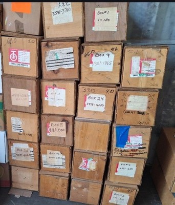 Box Lot of About 200 Vinyl 45 Records From Large Collection VG+ All In Sleeves 