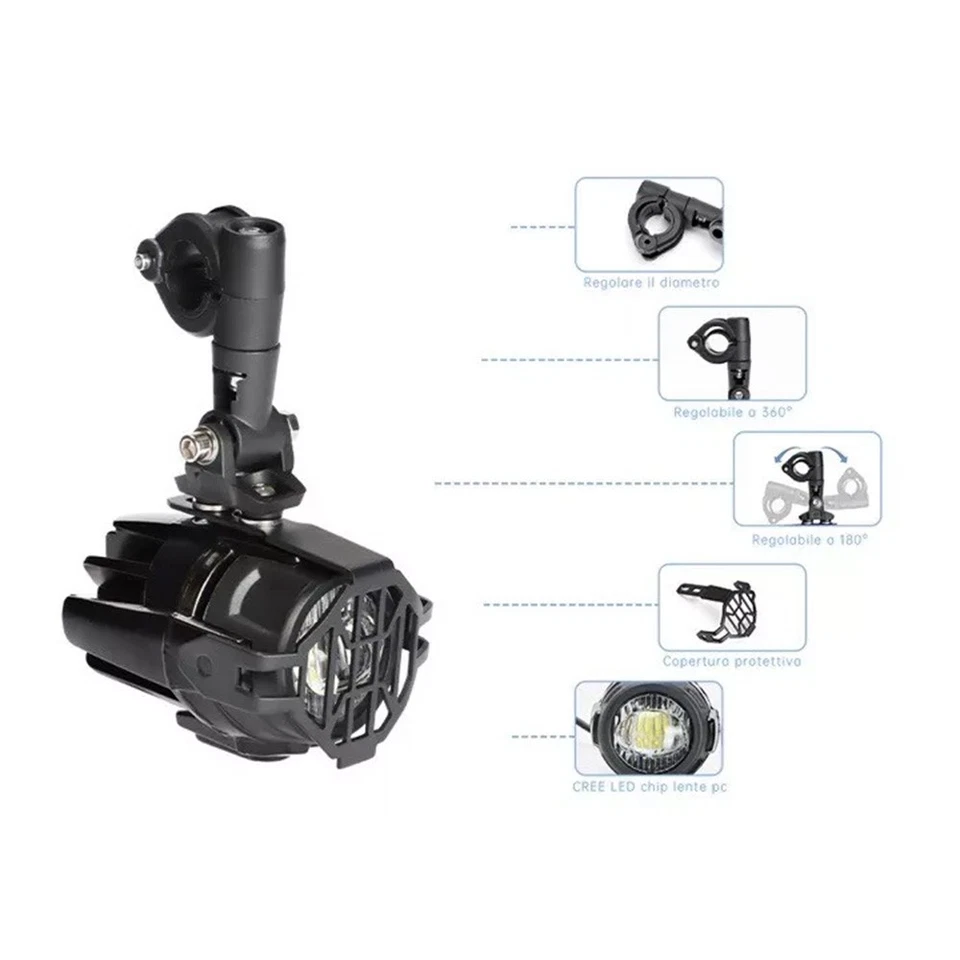 Kit para Suzuki V-Strom DL 650 1050 850 LED Conjunto de luz antiniebla foco auxiliar Foto 2 de 4