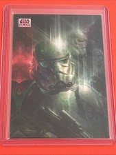 2025 Chrome Star Wars Galaxy Power In Numbers REFRACTOR Card #52 Stormtroopers image