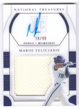 2021 National Treasures Mario Feliciano Auto Rookie Silhouette Signatures #/49