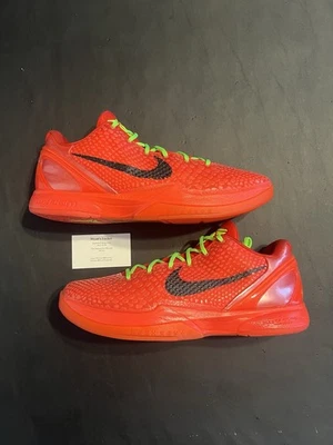 Size 15 - Nike Kobe 6 Protro Low Reverse Grinch Red - image 1 of 4