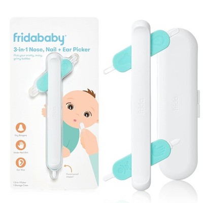 Fridababy 3-In-1 Nose Nail Ear Picker by Frida Baby the Makers of Nosefrida