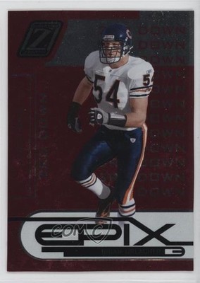 2005 Donruss Zenith Epix 3rd Down Red 26/100 Brian Urlacher #E-4 HOF e0v