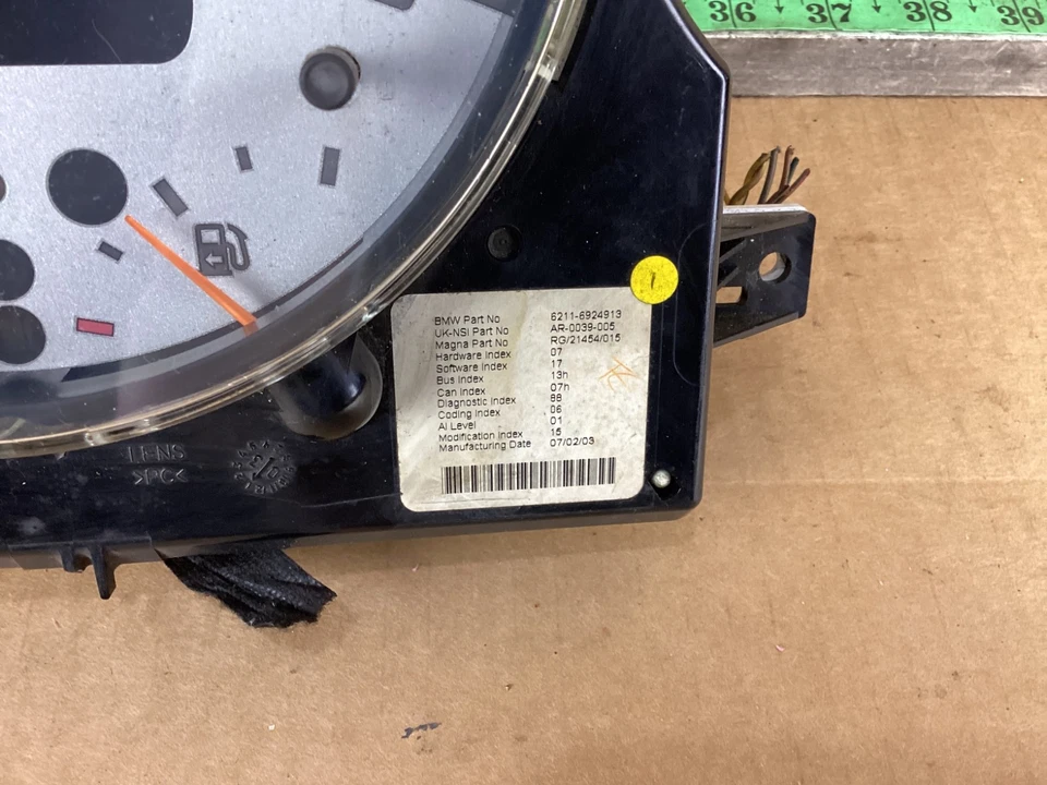 2002 - 2008 迷你 Cooper 速度计仪表组 — 第 2/4 张图片