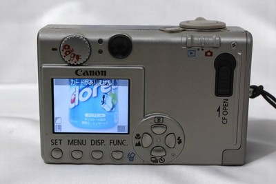 EXC+5] Canon IXY DIGITAL 400 Silver Compact Digital Camera Tested