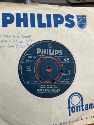Crystal Grass - Crystal World    7  Single 1974. Philips