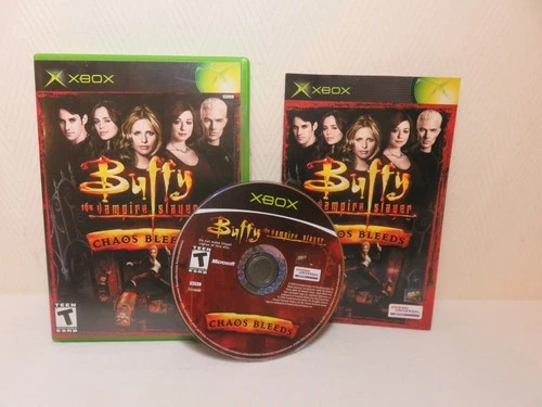 Buffy the Vampire Slayer Xbox booklet  and video game excellent tested and works