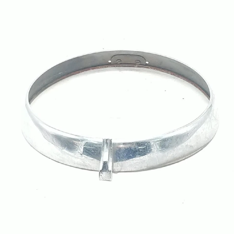 2x Anillo de ajuste de faros redondos exteriores cromados Jaguar XK140 XK150 8,75" usado vintage Foto 3 de 4