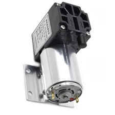 12V 65-120kpa Mini Vacuum Pump High Pressure Suction Diaphragm Pump Holder 5L/mi
