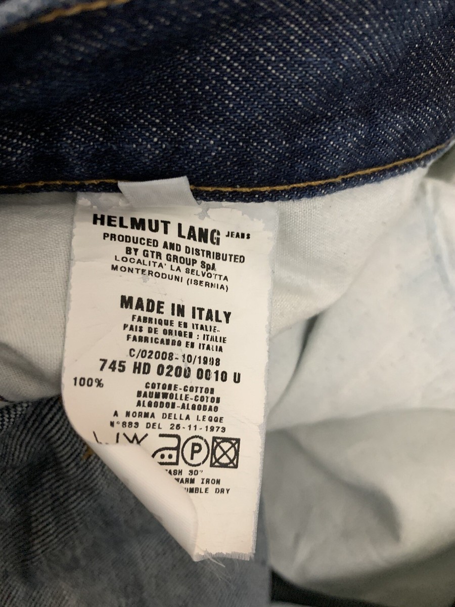 helmut lang クラシックデニム　32 Helmut Lang 1998 classic denim relaxed cut Size 32 | eBay