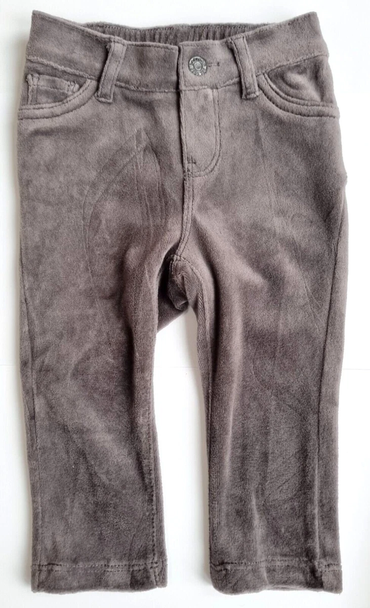 LUX Baby GAP Girls Skinny Jeans MINK VELVET Velour 0 24 m Leg