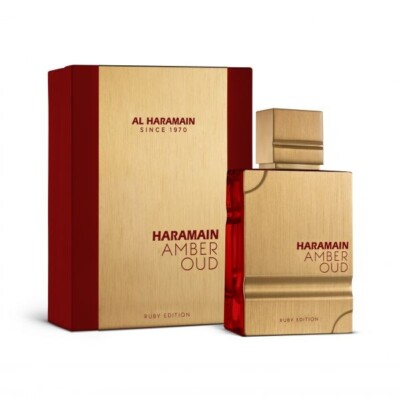 Haramain Amber Oud Ruby by Al Haramain 60ml Spray - Free Express Shipping