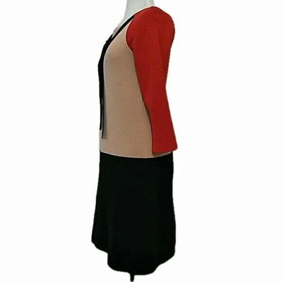 Moschino Vestito Maglione Donna Economico e Chic Blocco 4 Colori Lana Vergine Italia