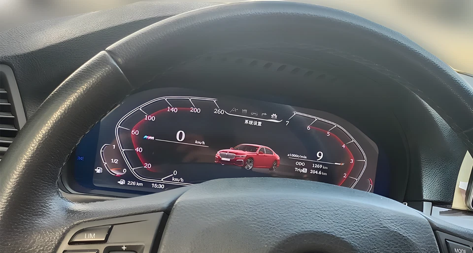 Cuadro de instrumentos digital LCD compatible con BMW F01 F02 F10 F25 F26 F15 X3 X4 X5 X6 Foto 3 de 4