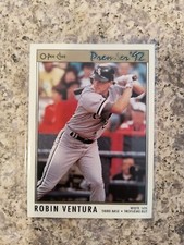 1992 O-Pee-Chee Premier Baseball Card #132 Robin Ventura Chicago White Sox