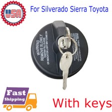 New Locking Gas Fuel Tank Cap For Silverado Tahoe Sierra Yukon Toyota Tacoma